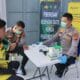 Jelang Hari Bhayangkara ke-79, Polda Gorontalo Layani 544 Pengemudi Ojol Secara Gratis. (Foto: Humas Polda Gorontalo)