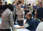 200 Kantong Darah Terkumpul, Polda Gorontalo Sambut Hari Bhayangkara dengan Aksi Nyata. (Foto: Humas Polda Gorontalo)