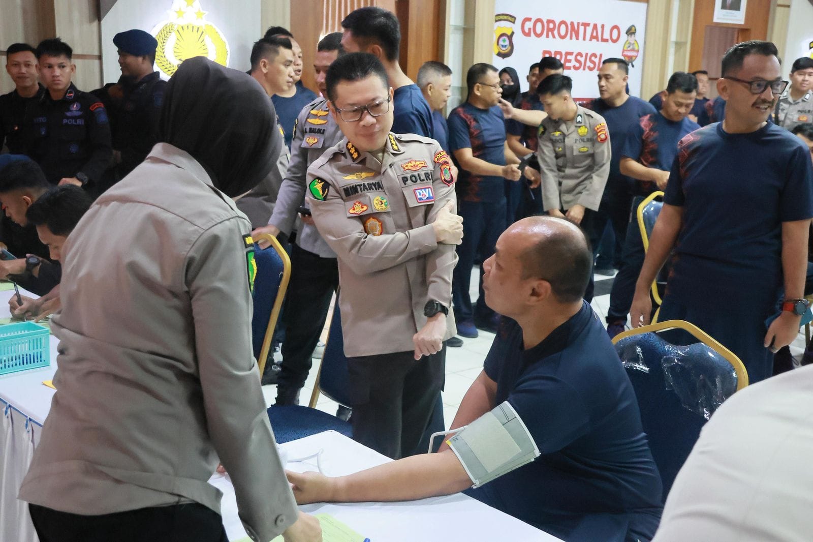 200 Kantong Darah Terkumpul, Polda Gorontalo Sambut Hari Bhayangkara dengan Aksi Nyata. (Foto: Humas Polda Gorontalo)