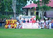 Polres Pohuwato Gelar Turnamen Sepak Bola Kapolres Cup Sambut HUT Bhayangkara ke-79
