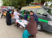Polda Gorontalo Hadirkan Layanan Publik Gratis dan Edukasi Kesehatan di Car Free Day
