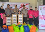 Hari Kedua, Polres Pohuwato Salurkan Bantuan Sembako untuk Korban Banjir