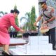 Wakapolda Pimpin Ziarah HUT Bhayangkara di TMP Kabupaten Gorontalo. (Foto Humas Polda Gorontalo)