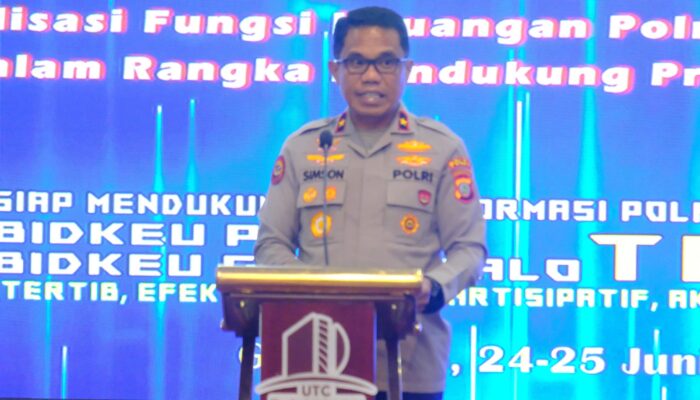 Wakapolda Gorontalo Buka Rakernis Bidkeu 2025, Dorong Tata Kelola Keuangan Presisi