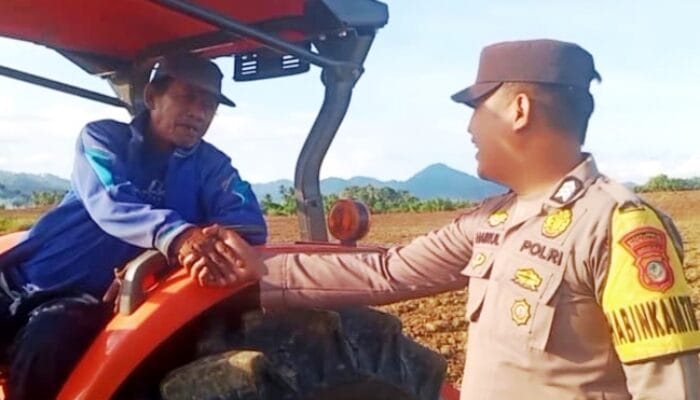 Cegah Aksi Pencurian, Bhabinkamtibmas Polres Pohuwato Gencar Edukasi Petani