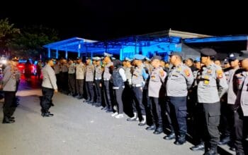 Polres Pohuwato Siaga Penuh Amankan Event Half Marathon. (Foto: Humas Polres Pohuwato)