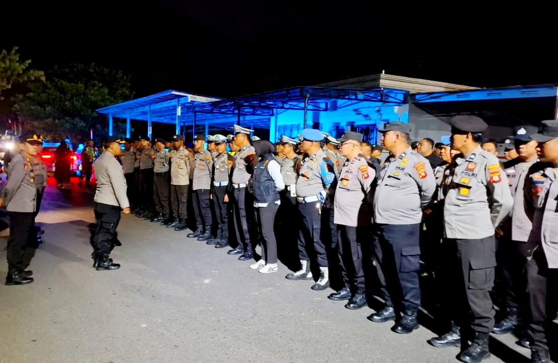Polres Pohuwato Siaga Penuh Amankan Event Half Marathon. (Foto: Humas Polres Pohuwato)
