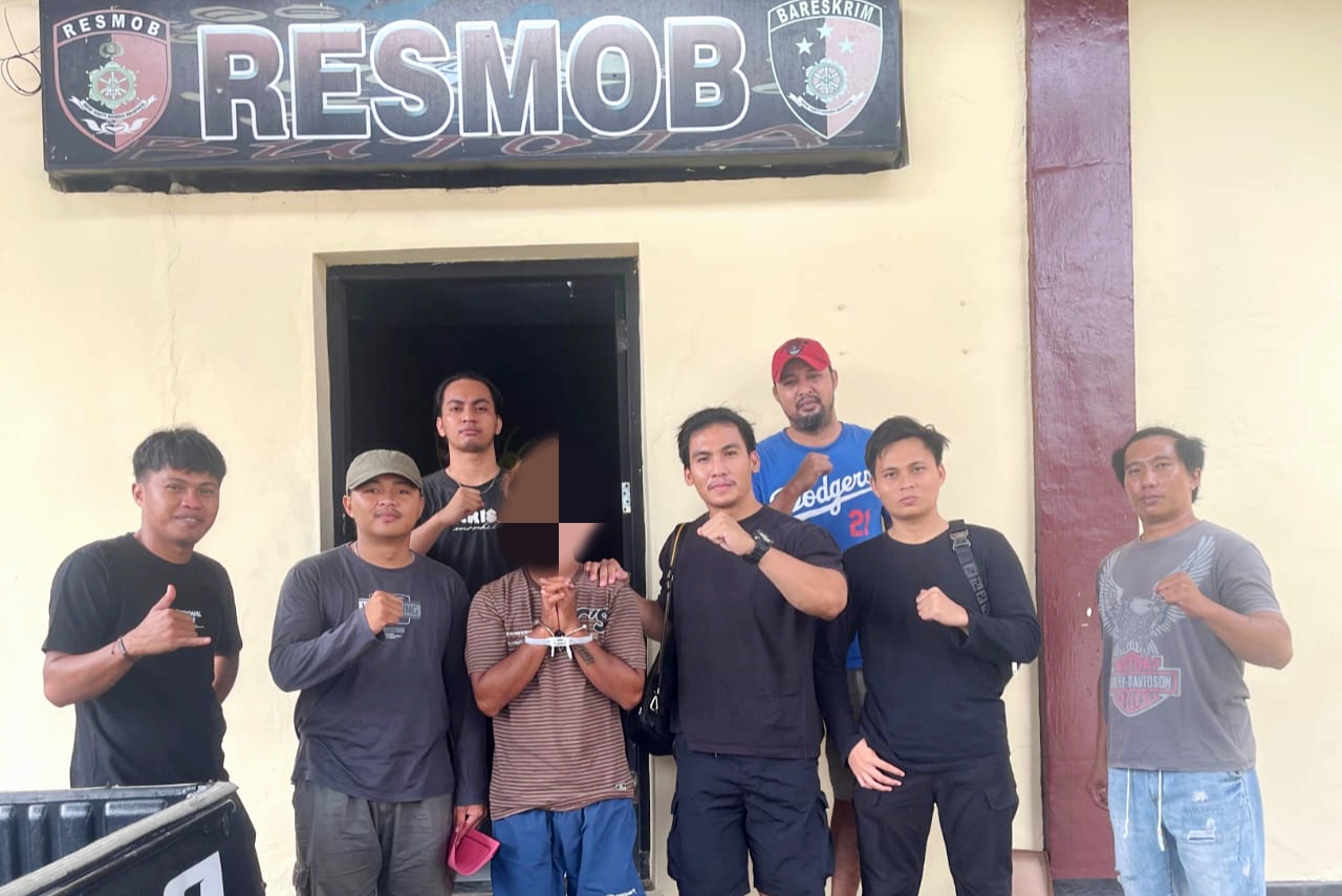Polres Pohuwato Amankan Buronan Kasus Kekerasan Seksual. (Foto: Humas Polres Pohuwato)