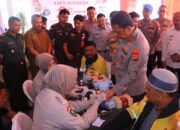 Polda Gorontalo Gelar Bakti Kesehatan Gratis Sambut Hari Bhayangkara ke-79. (Foto: Humas Polda Gorontalo)