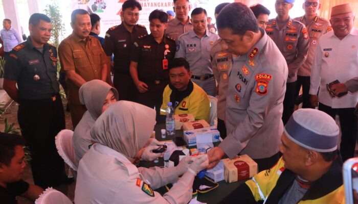 Polda Gorontalo Gelar Bakti Kesehatan Gratis Sambut Hari Bhayangkara ke-79