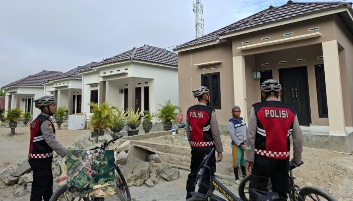 Samapta Polda Gorontalo Patroli Pagi dengan Sepeda