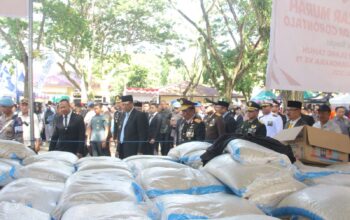 Polda Gorontalo Gelar Pasar Murah di Puncak Hari Bhayangkara ke-79. (Foto: Humas Polda Gorontalo)