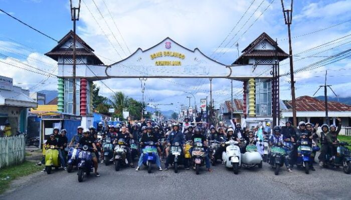 Ribuan Scooterist Ramaikan Celebes Scooter Party XVIII di Gorontalo
