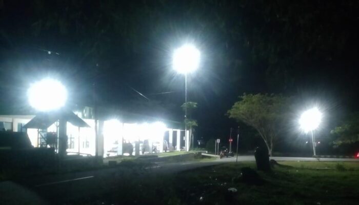 RSUD dr. Zainal Umar Sidiki Mulai Berbenah, Lampu Jalan Lingkar Dalam Rumah Sakit Diperbaiki