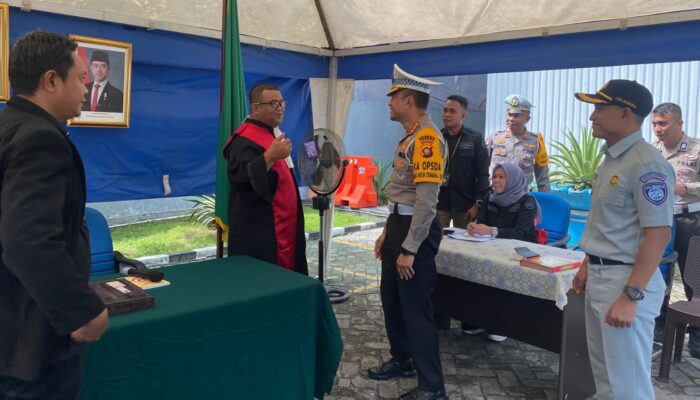 Dirlantas Tinjau Tilang dan Sidang di Tempat Operasi Patuh Otanaha 2025