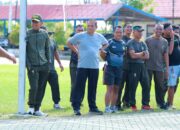 Polres Pohuwato dan Kodim 1313 Tingkatkan Soliditas Lewat Olahraga Bersama. (Foto: Humas Polres Pohuwato)