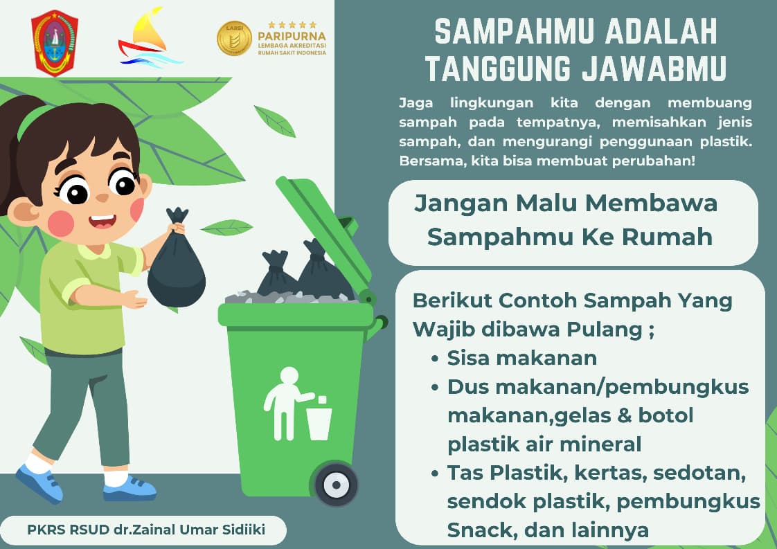 RSUD dr. Zainal Umar Sidiki Gaungkan Gerakan SERASA, Upaya Konkret Menuju Rumah Sakit Ramah Lingkungan. (Foto: Dok. RSUD ZUS)