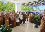Laksanakan Instruksi Bupati, Direktur RSUD dr. Zainal Umar Sidiki Pimpin Apel Kerja