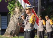 Disiplin dan Keselamatan Jadi Sorotan Dirlantas dalam Apel Pagi