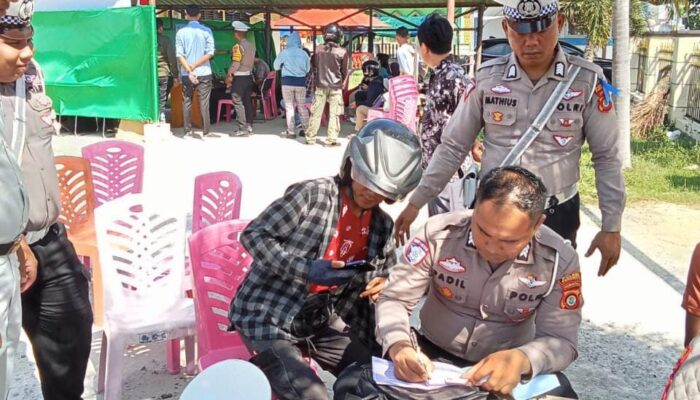 Polres Pohuwato Gelar Operasi Patuh 2025 dengan Sidang di Tempat