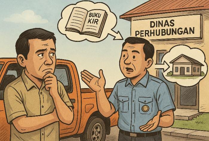 Warga Keluhkan Layanan KIR di Gorut, Dishub Akui Belum Miliki Buku KIR. (Foto: AI)