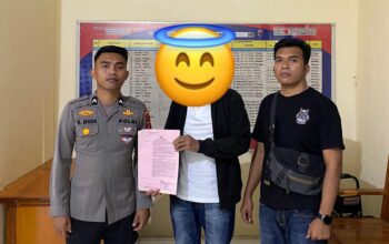 Polres Pohuwato Tahan PNS Terduga Pemalsu Akta Kematian. (Foto: Humas Polda Gorontalo)