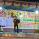 Direktur RSUD dr. Zainal Umar Sadiki, saat tampil di lomba nyanyi (Foto: RSUD ZUS)
