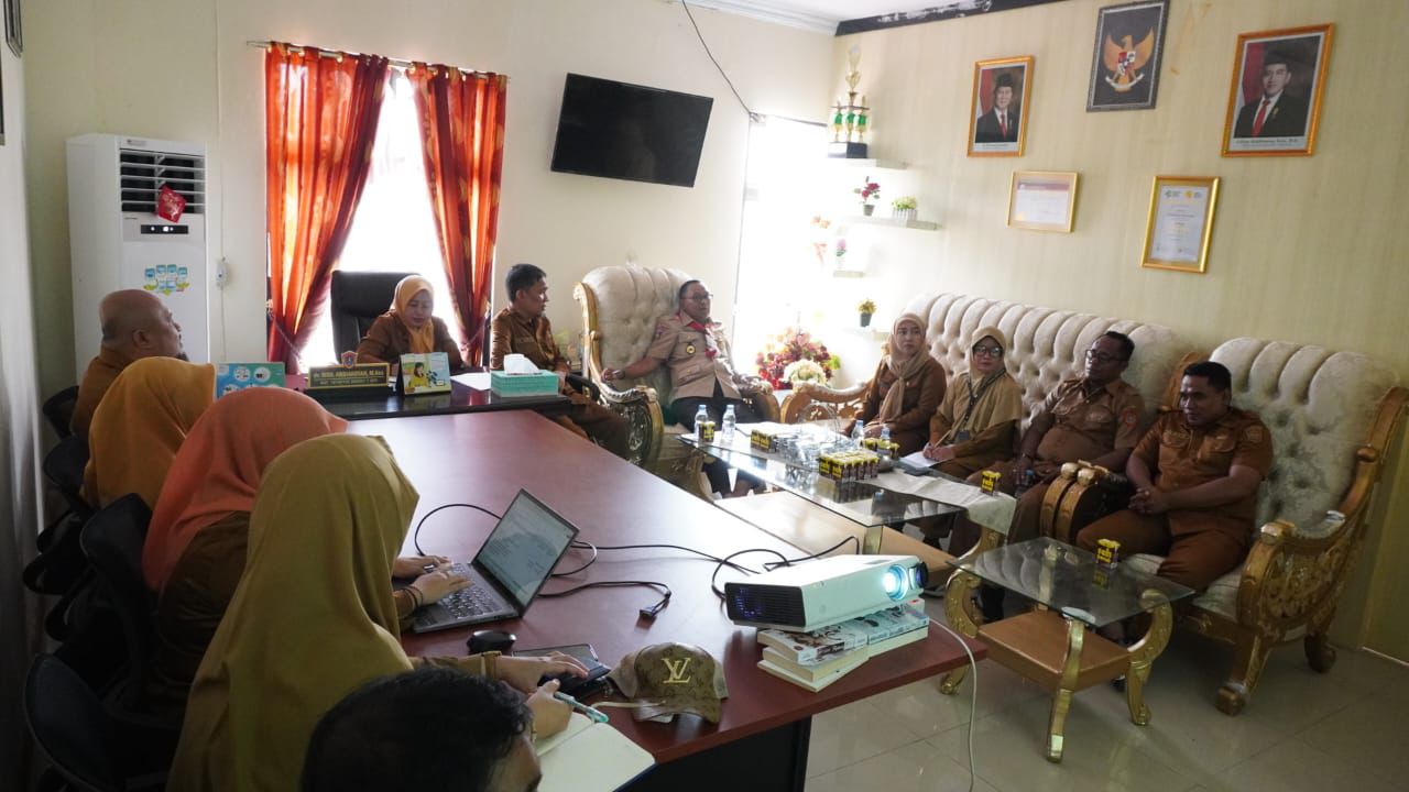 RSUD dr. Zainal Umar Sidiki Terima Pembinaan Bupati untuk Pengembangan UOBK. (Foto: RSUD ZUS)