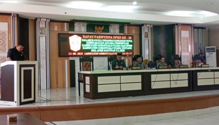DPRD Gorut Sahkan KUA-PPAS 2026, Proyeksi PAD Tembus Rp50 Miliar