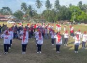 Lomba Gerak Jalan Tingkat Kabupaten 2025, Setwan Gorut Berikan Penampilan Terbaik