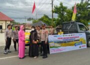 Patilanggio Jadi Lokasi Gerakan Pasar Murah Polres Pohuwato Bersama Bulog
