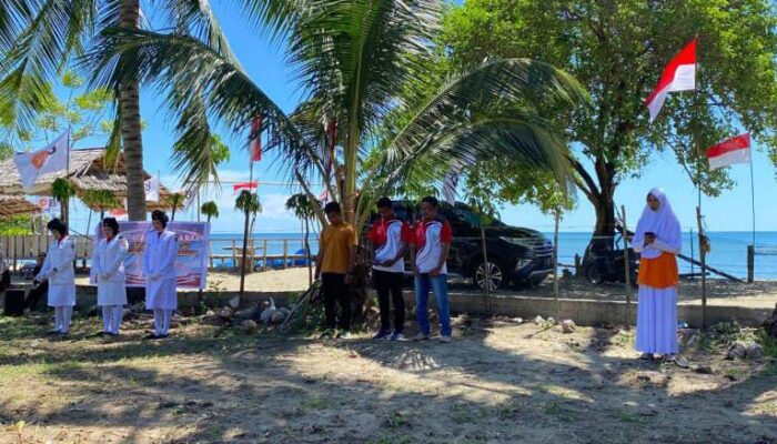 PKS Gorontalo Utara Peringati HUT ke-80 RI di Pantai Monano