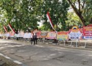 . Karangan Bunga Jadi Simbol Dukungan untuk Kapolda Gorontalo. (Foto: Humas Polda Gorontalo)