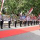 Jajar Kehormatan Sambut Awal Tugas Kapolda Gorontalo Irjen Pol. Widodo. (Foto: Humas Polda Gorontalo)