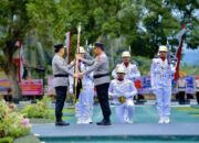 Welcome and Farewell Parade Tandai Pergantian Kapolda Gorontalo. (Foto: Humas Polda Gorontalo)