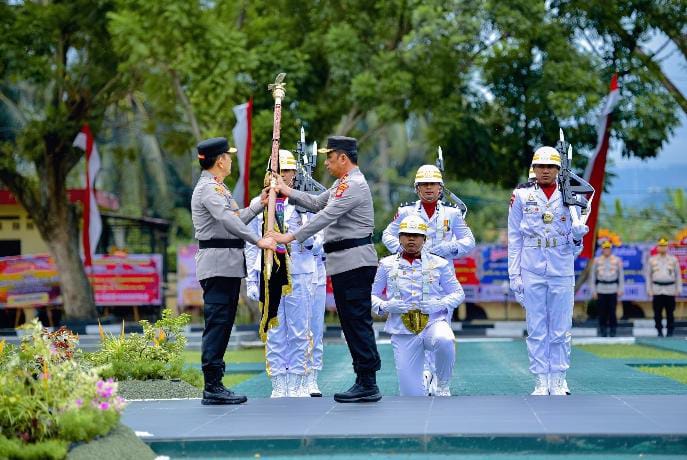 Welcome and Farewell Parade Tandai Pergantian Kapolda Gorontalo. (Foto: Humas Polda Gorontalo)