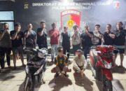 Resmob Polda Gorontalo Tangkap Dua Pelaku Curanmor dalam 24 Jam. (Foto: Humas Polda Gorontalo)