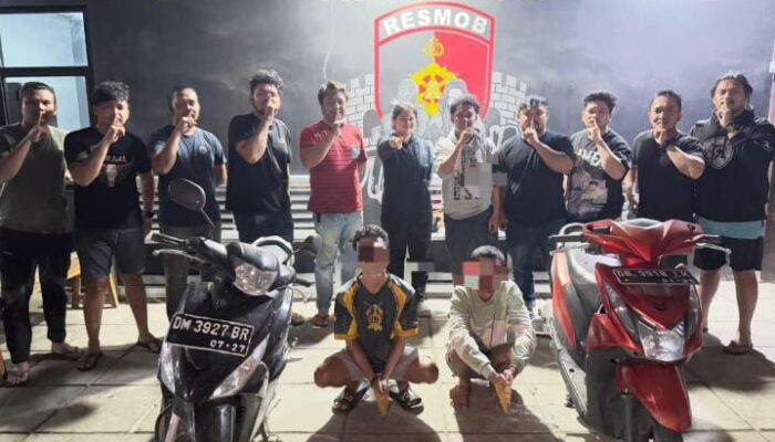 Resmob Polda Gorontalo Tangkap Dua Pelaku Curanmor dalam 24 Jam