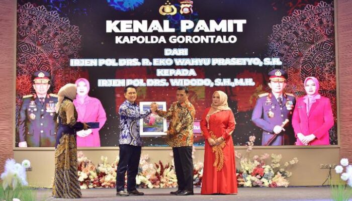 Kapolda Gorontalo Berganti, Polda Gelar Malam Kenal Pamit