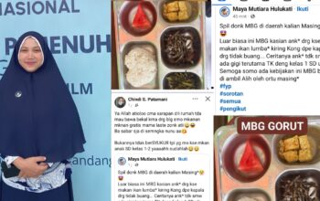Orang Tua Siswa Keluhkan Menu Ikan Teri pada Program MBG di Gorut, SPPG Beri Penjelasan. (Foto: GoTimes/Febri)