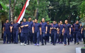 Kapolda Gorontalo Tekankan Pentingnya Gaya Hidup Sehat bagi Personel Polri. (Foto: Humas Polda Gorontalo)