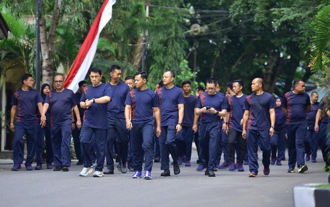 Kapolda Gorontalo Tekankan Pentingnya Gaya Hidup Sehat bagi Personel Polri. (Foto: Humas Polda Gorontalo)