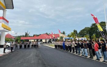 Wakapolres Pohuwato Pimpin Apel Siaga Antisipasi Kamtibmas. (Foto: Humas Polres Pohuwato)