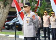 Kapolda Gorontalo Pimpin Apel Siaga Hadapi Potensi Demo. (Foto: Humas Polda Gorontalo)