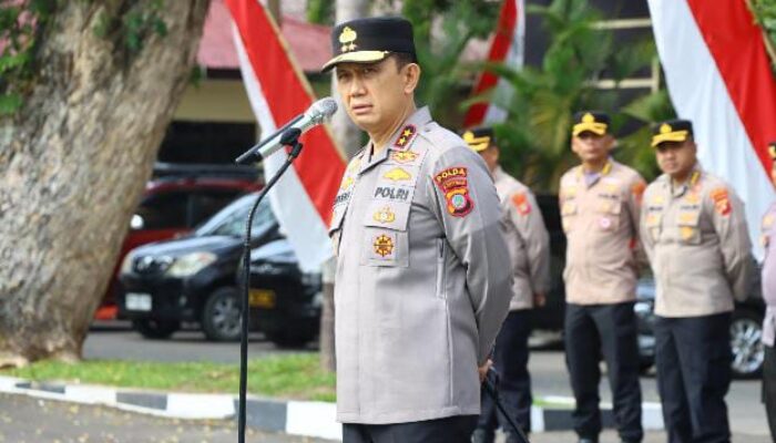 Kapolda Gorontalo Pimpin Apel Siaga Hadapi Potensi Demo