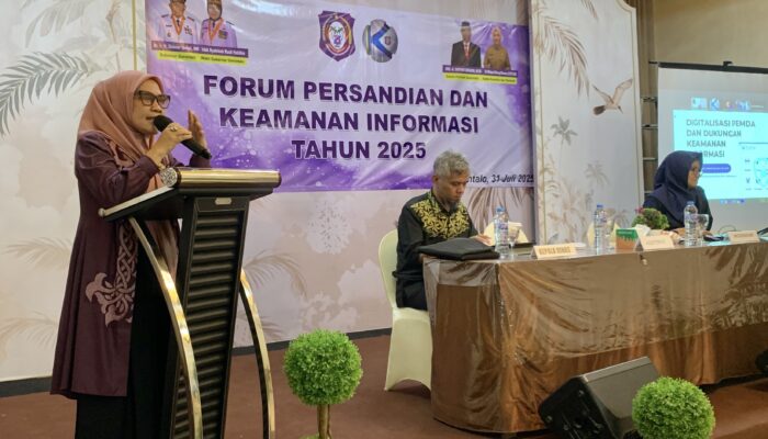 Diskominfotik Gorontalo Dorong Penguatan Keamanan Informasi Lewat Forum Persandian 2025