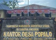 Kantor desa Popalo, Kecamatan Anggrek, Kabupaten Gorontalo Utara. (Foto: Dok. Akun medsos pemdes Popalo)