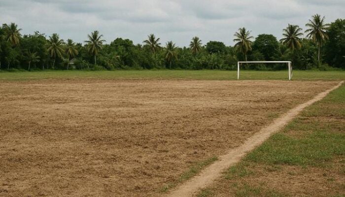 Proyek Lapangan Desa Molantadu Tuai Kritik, BPD: Belum Rampung, Masih Bertahap