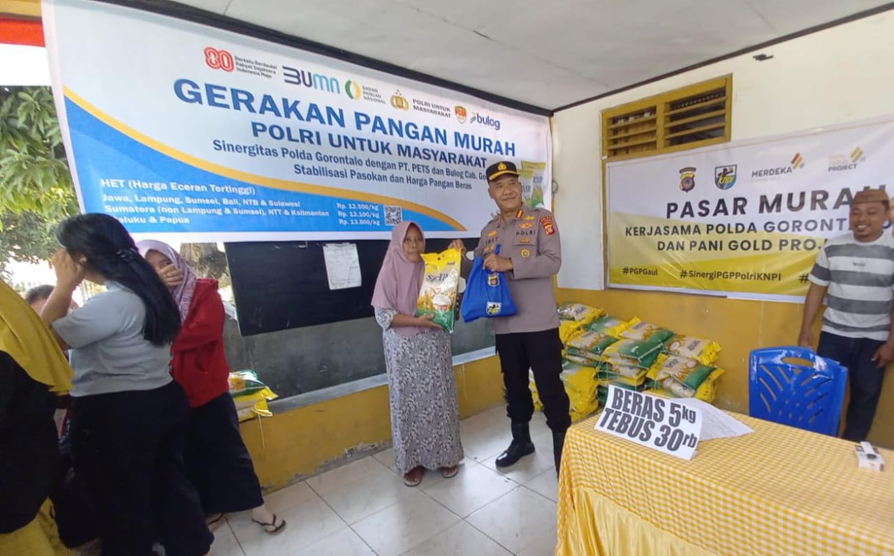 Pasar Murah Polda Gorontalo Banjir Antusias Warga Pohuwato 1 Pasar Murah Polda Gorontalo Banjir Antusias Warga Pohuwato. (Foto: Humas Polres Pohuwato)