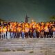 Lilin-Lilin Duka untuk Muhamad Jeksen, Pecinta Alam Gorontalo Berkumpul di Lapangan Taruna Remaja. (Foto: Irvan)